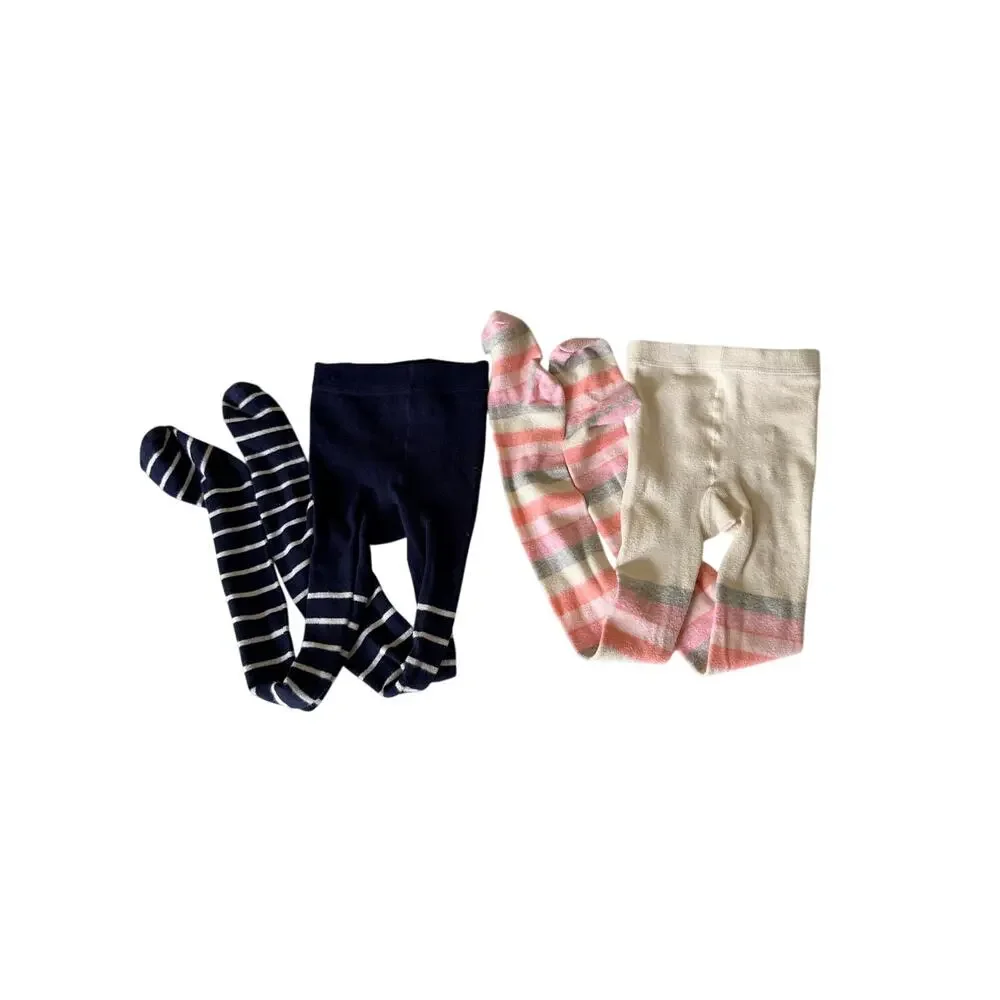 Gap Kids Striped Tights Bundle - Girls' Cozy & Stylish